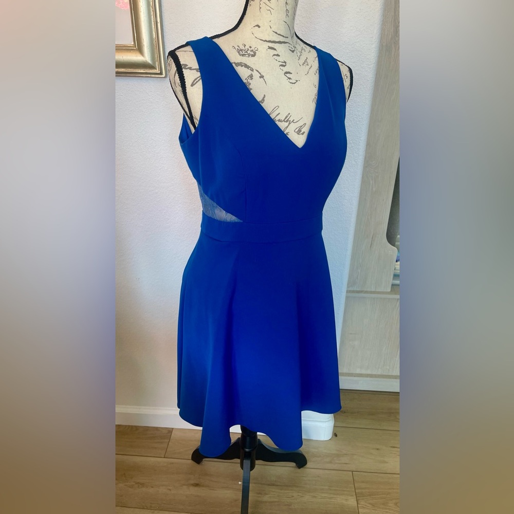 Aidan Mattox Blue Cocktail Dress size 10.